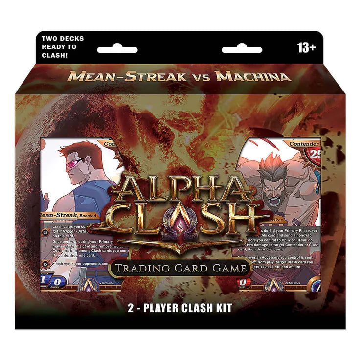 Hot Deal! Alpha Clash Trading Card Game - 2 - Player Clashgrounds Kit