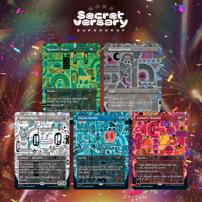 Magic the Gathering Secret Lair: Festive Gift - Wrapped Card Set