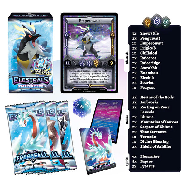 Elestrals Frostfall: Emperowatt Starter Deck - Limited Edition with Rare Card