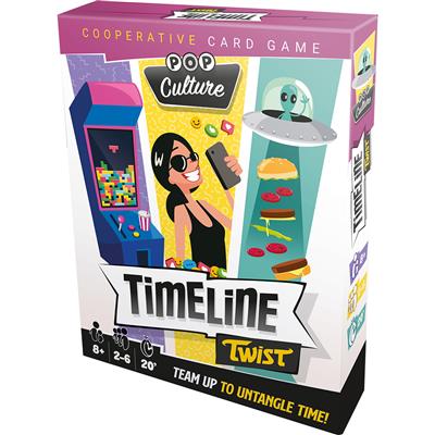 Hot Sale! Timeline Twist Pop Culture Edition - A Fun Cooperative Board Game