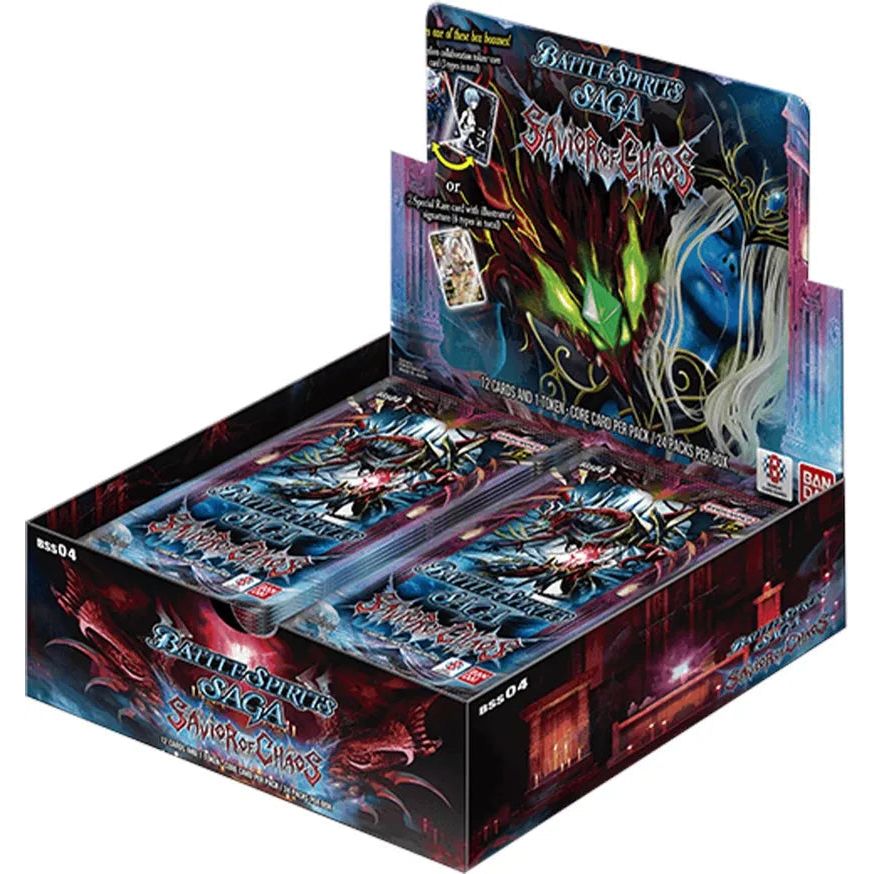 Battle Spirits Saga: Set 04 Savior of Chaos Booster Box (BSS04) - Exclusive Collectible Card Set