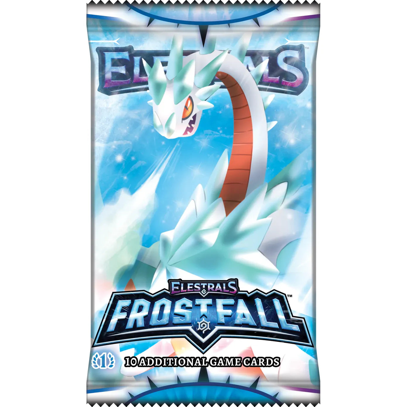 Elestrals Frostfall Card Booster Pack with 10 Unique Cards