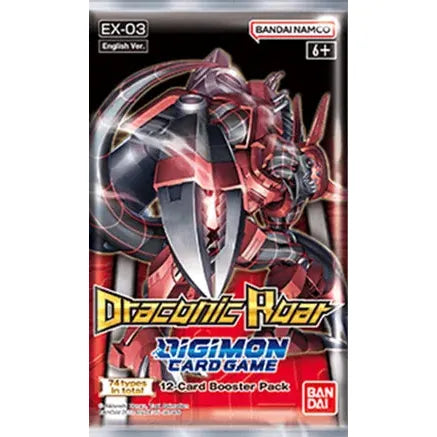 Hot Sale! Digimon Trading Card Game Draconic Roar EX03 Booster Pack