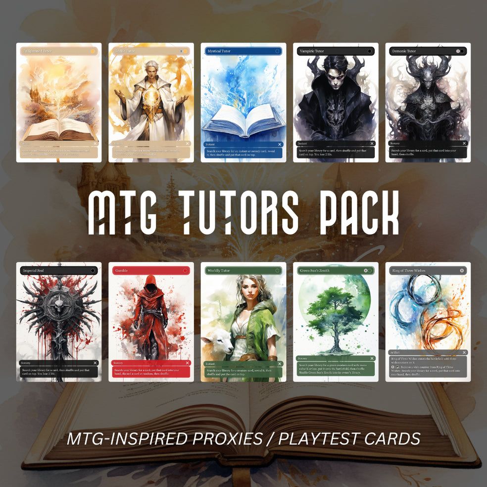 High - quality Commander Tutors Proxy Staples