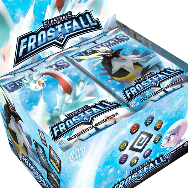 Elestrals Frostfall Card Booster Pack with 10 Unique Cards