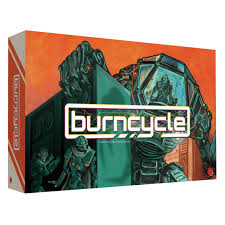 Burncycle Base Game: An Exciting Solo or Cooperative Retro - Sci - Fi Strategy Adventure