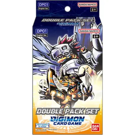 Hot Deal! Digimon Trading Card Game DP01 Double Pack Set Featuring Blast Ace [BT14]