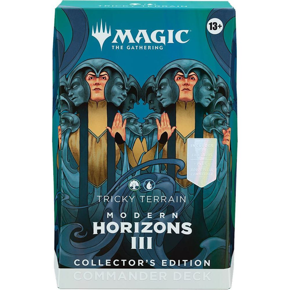 Hot! Magic: Modern Horizons 3 Collector's Edition Tricky Terrain Commander Deck