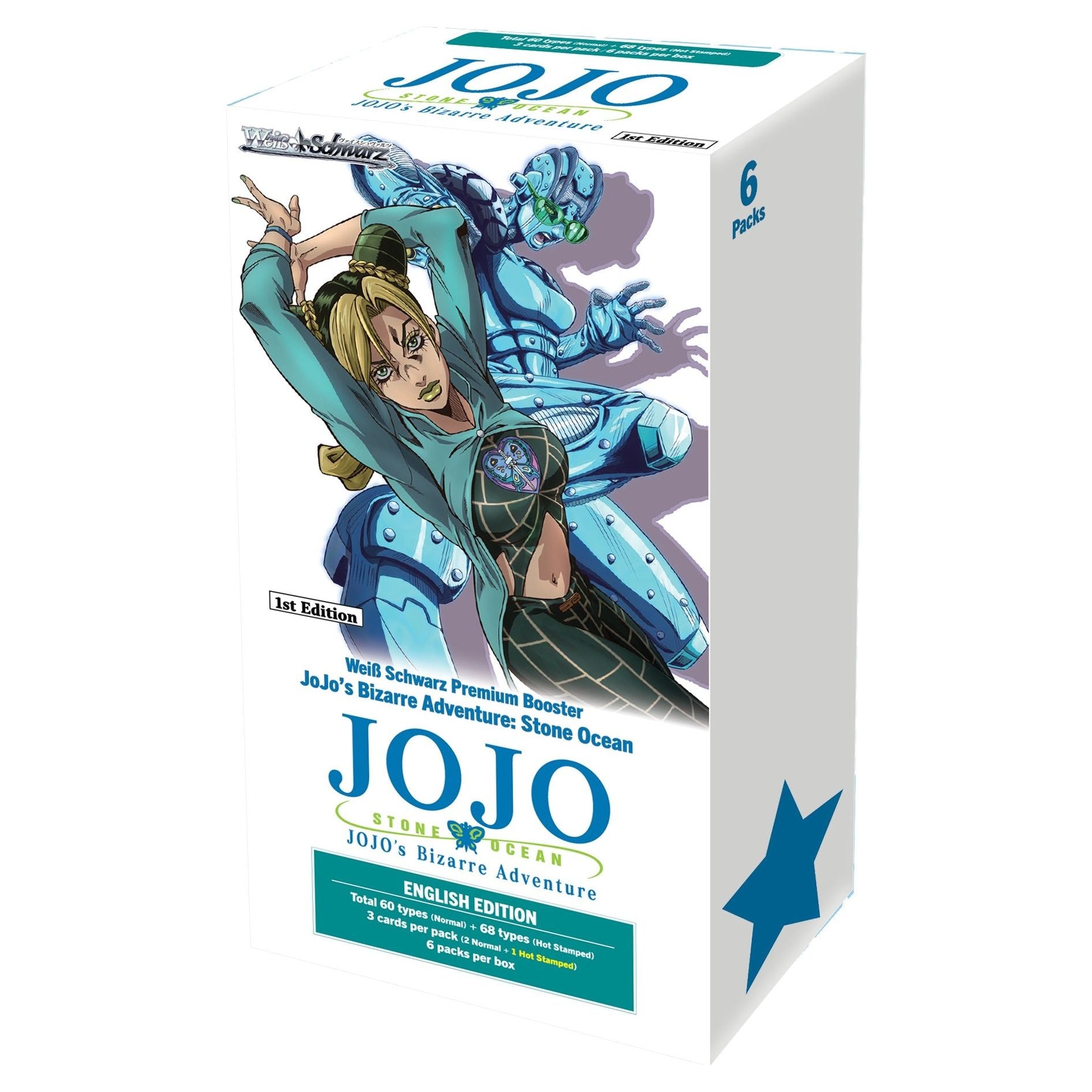 JoJo's Bizarre Adventure: Stone Ocean Premium Booster - Exclusive Shiny Cards!