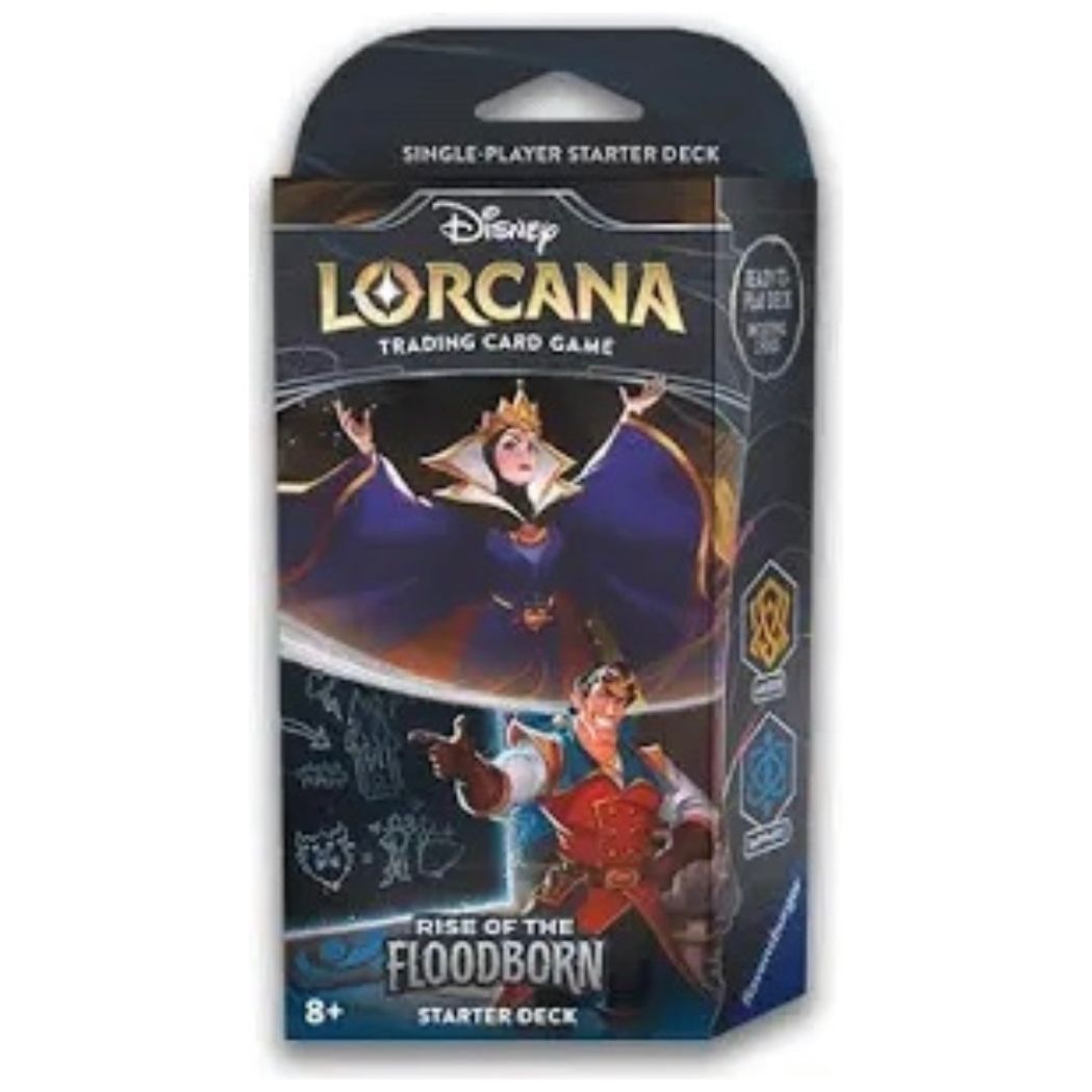 Disney Lorcana TCG: Rise of the Floodborn - Starter Decks in Amber and Sapphire