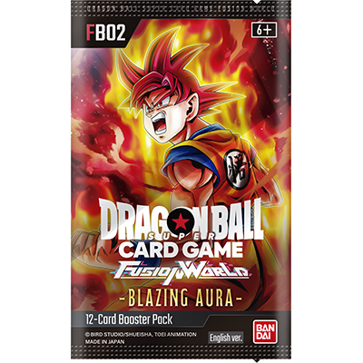 Hot! Dragon Ball Super TCG Fusion World FB02 Blazing Aura Booster Pack