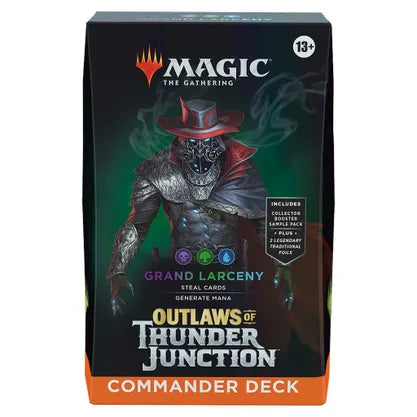 Magic the Gathering: Thunder Junction Outlaws - Grand Larceny Commander Deck | Must - Have for Card Game Fans