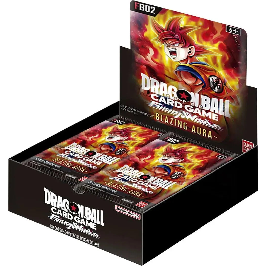 Dragon Ball Super TCG: FB02 Fusion World Blazing Aura Booster Box with Secret Rares