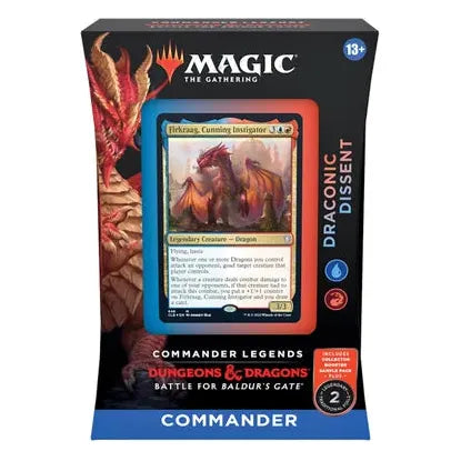 Magic The Gathering: Commander Legends Deck Case - Battle for Baldur's Gate, All 4 Decks Included