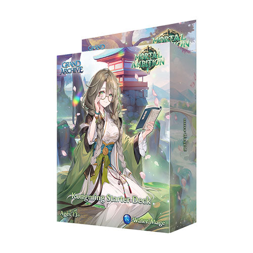 Hot Deal! Grand Archive TCG Mortal Ambition Kongming Starter Deck for Card Game Enthusiasts