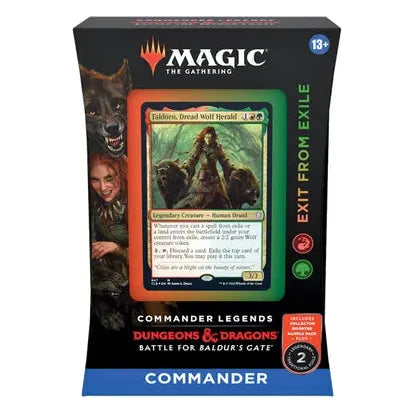 Magic The Gathering: Commander Legends Deck Case - Battle for Baldur's Gate, All 4 Decks Included
