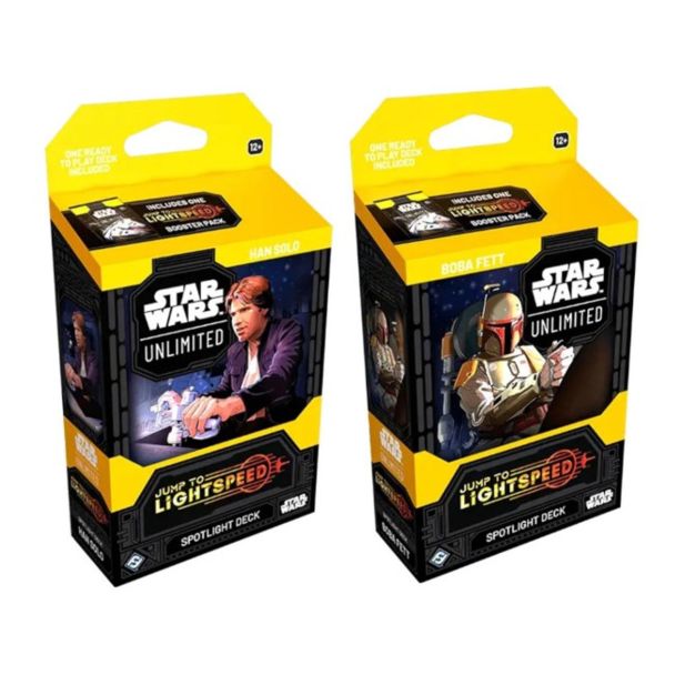 Star Wars Unlimited: Jump to Lightspeed Spotlight Deck Display - Must - Have for Fans