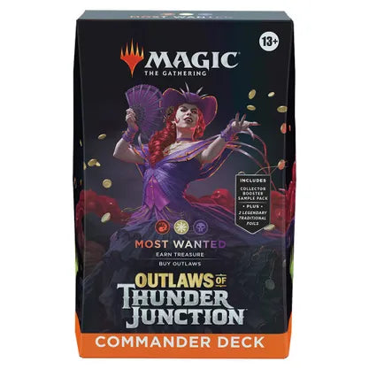 Magic the Gathering: Thunder Junction Outlaws - Most Wanted Commander Deck (Ready to Play)