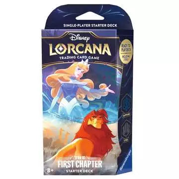 Hot Deal! Disney Lorcana TCG First Chapter Sapphire & Steel Starter Deck for Card Games