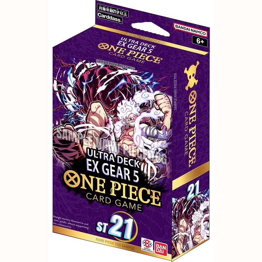 Hot Deal! One Piece Trading Card Game Gear 5 Ultra Starter Deck (ST - 21)
