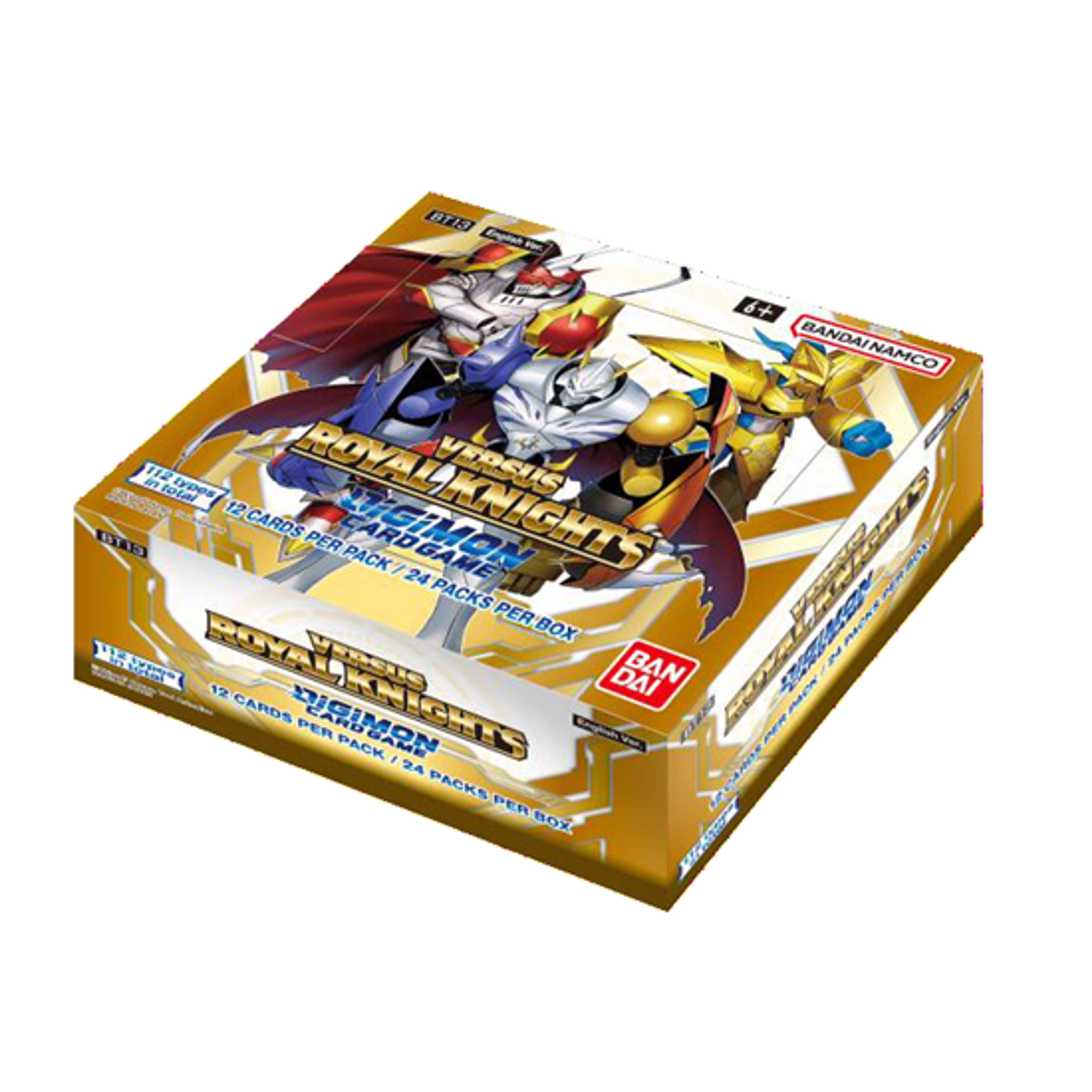 Hot Sale! Digimon Trading Card Game BT13 Versus Royal Knight Booster Box (24 Packs)