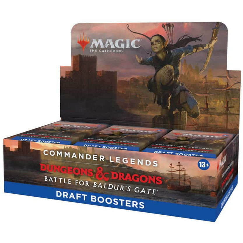 Hot Deal: Magic the Gathering Commander Legends - Baldur's Gate Draft Booster Box for Card Gaming