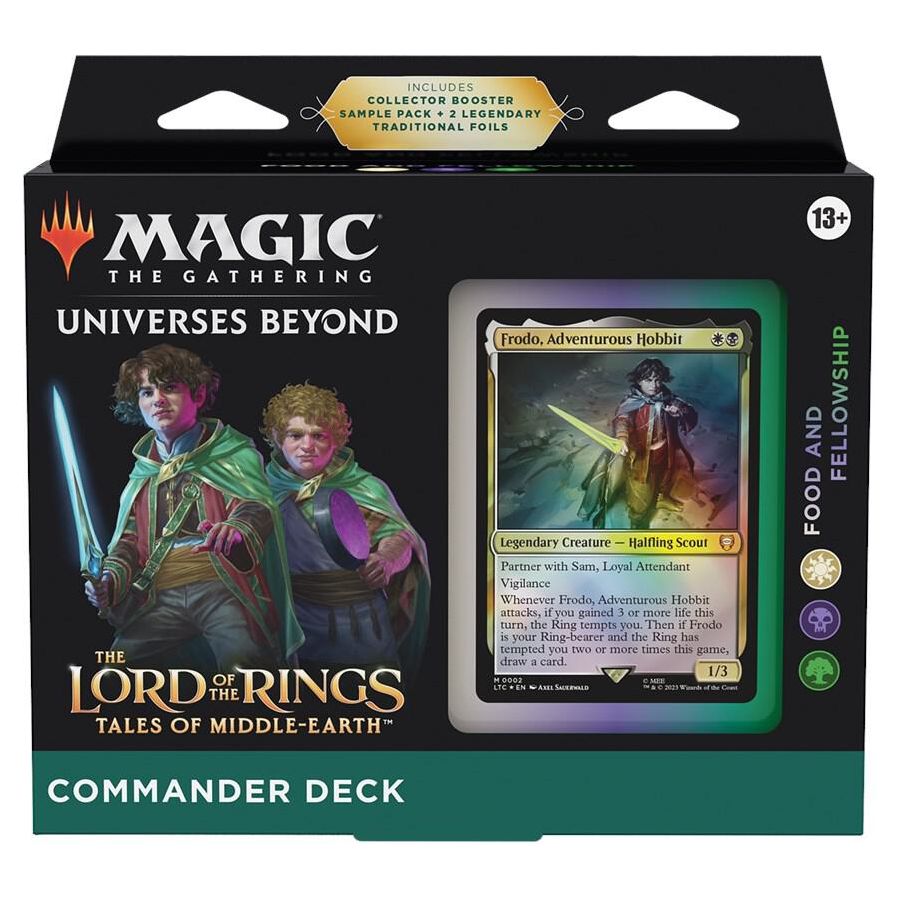Magic: The Gathering - Lord of the Rings Tales of Middle - Earth Food & Fellowship Ready - to - Play Commander Deck