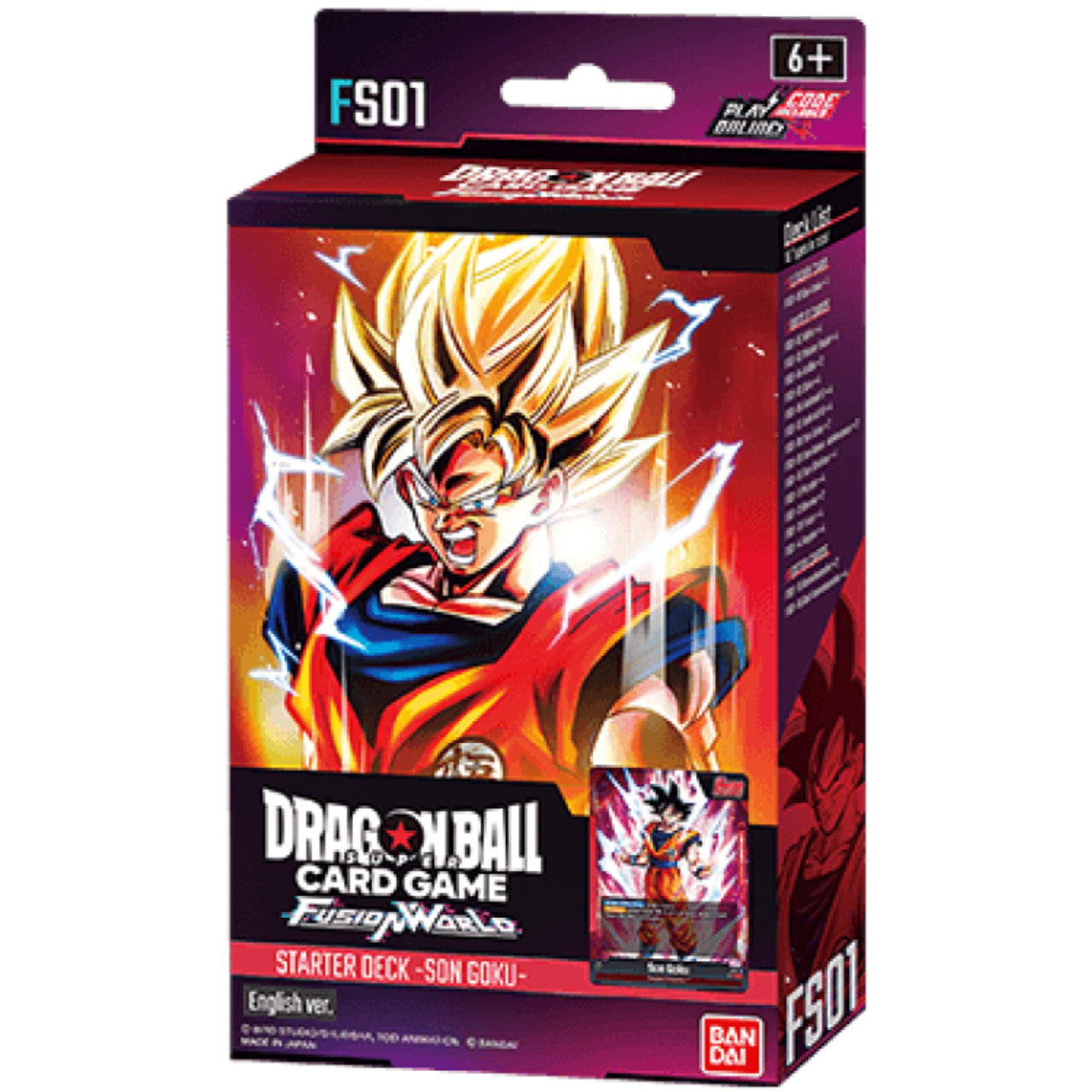 Hot! Dragon Ball Super TCG Son Goku Starter Deck 01 [FS-01] - Fusion World